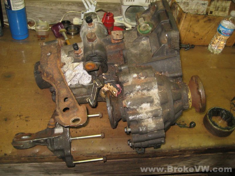 broken tranny mount bracket on vw gay elbow deep fisting part 2